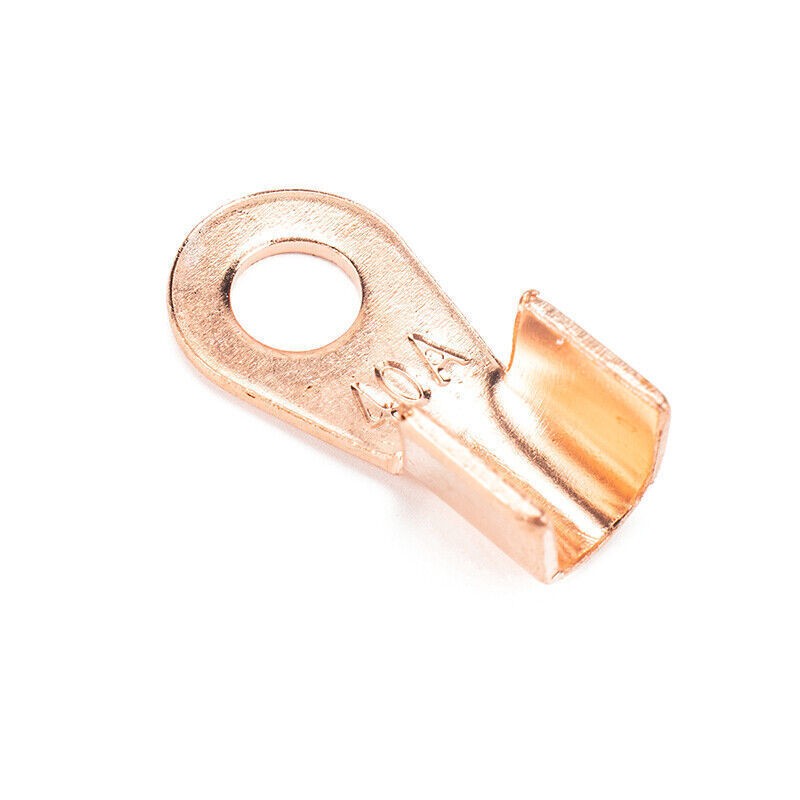 70PCS 5Types Car Open Wire Connector Copper Ring Lug Terminal Kit with Box a