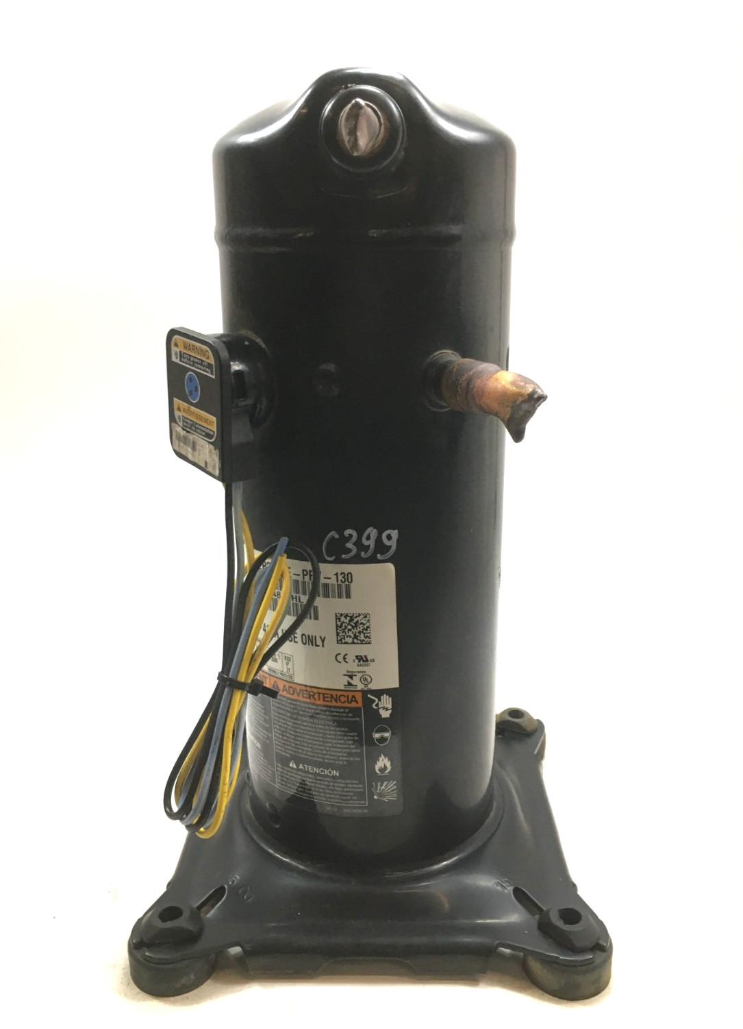 Copeland 2.5 Ton Scroll Compressor ZP29K5E-PFV-130 R410A 208/230V 1 PH used C399