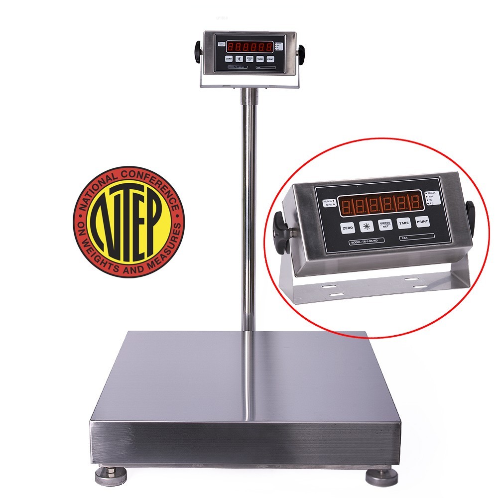 New NTEP 20” x 20” Industrial Receiving Bench Scale 500 x 0.1 lb