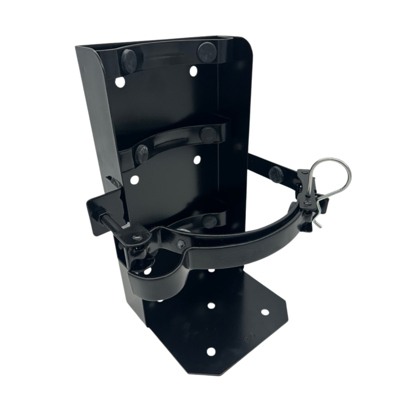 Amerex 810 – 7″ 20LB Fire Extinguisher Bracket – Black – Heavy Duty (Set of 2)