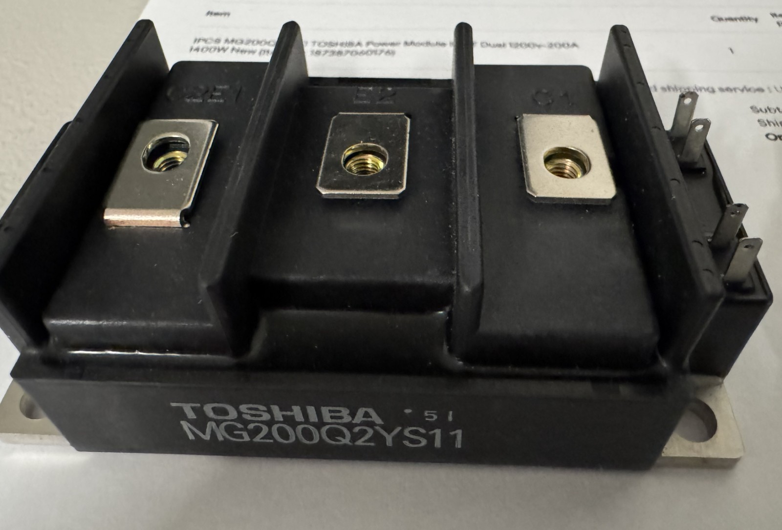 1PCS MG200Q2YS11 TOSHIBA Power Module IGBT Dual 1200v-200A 1400W New