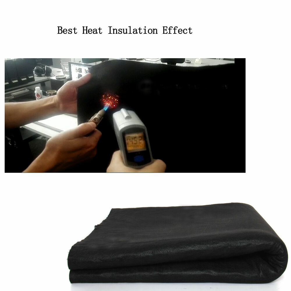 Large 4′ x 6′ x 3mm Welding Blanket Plumbing Shield Heat Slag Carbon Fiber Cloth