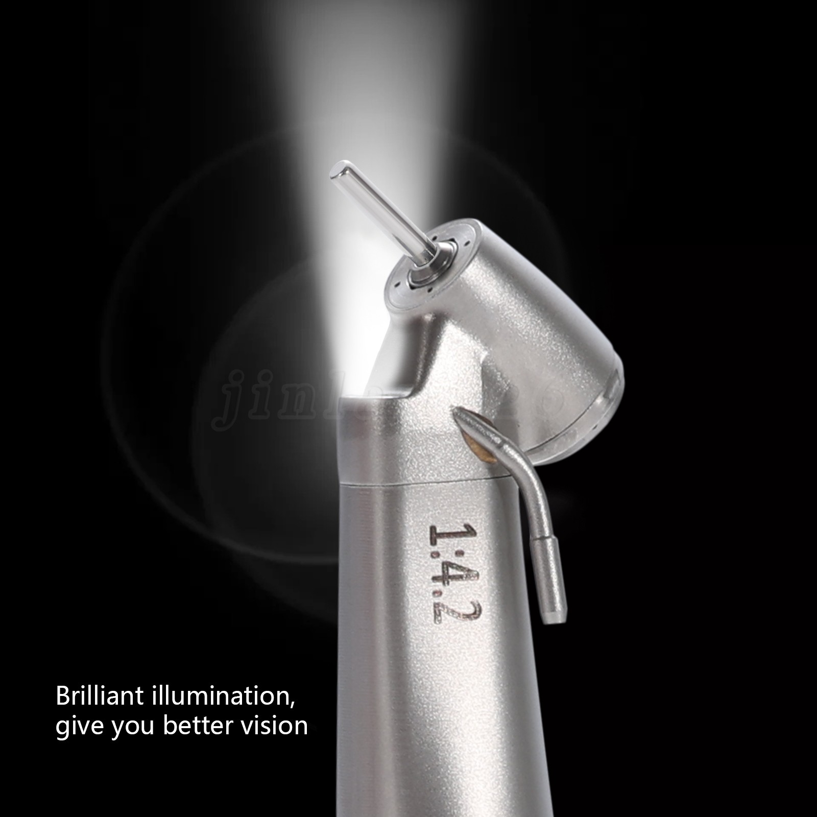 NSK Style Dental Handpiece LED 1:4.2 Contra Angle 45° Surgical External Spray