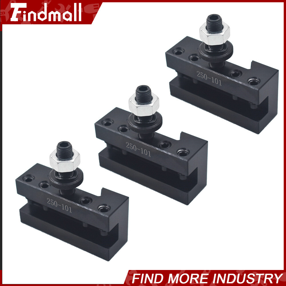 Findmall 3PC AXA #1 250-101 Quick Change Tool Post Turning Facing Holder For CNC