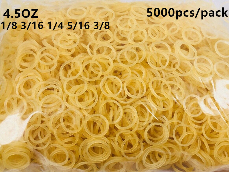 2packs Dental Ortho Elastics Rubber Bands Tie 4.5OZ Yellow 5000pcs/pack Hot Sale