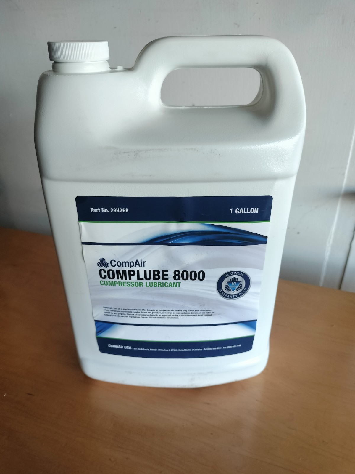 Compair OEM Complube 8000 1 gallon Rotary Screw Air Compressor Oil
