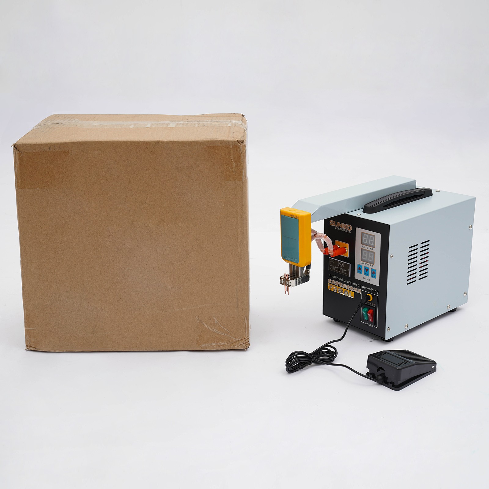 738AL Battery Pulse Spot Welder for Soldering & Welding Machine w/Telescopic Arm