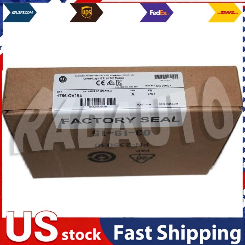 1756-OV16E New AB ControlLogix 16 Point D/O Module Sealed 1756OV16E US Free Tax