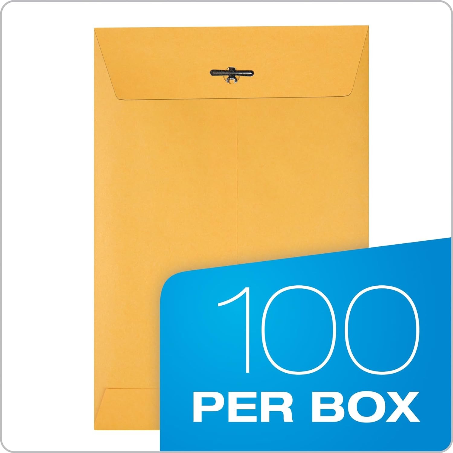 Quality Park 6 x 9 Clasp Envelopes, and Gummed 6 x 9 Inches, Kraft
