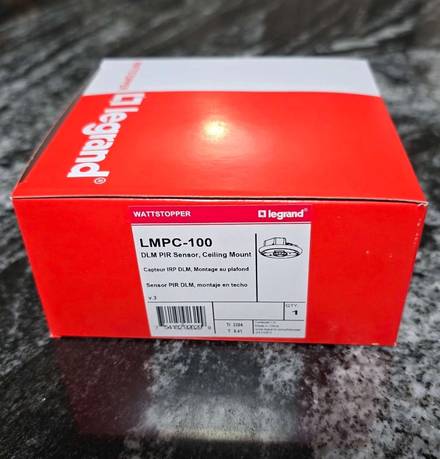 *Brand New* Legrand Wattstopper LMPC-100 DLM PIR Occupancy Sensor Ceiling Mount