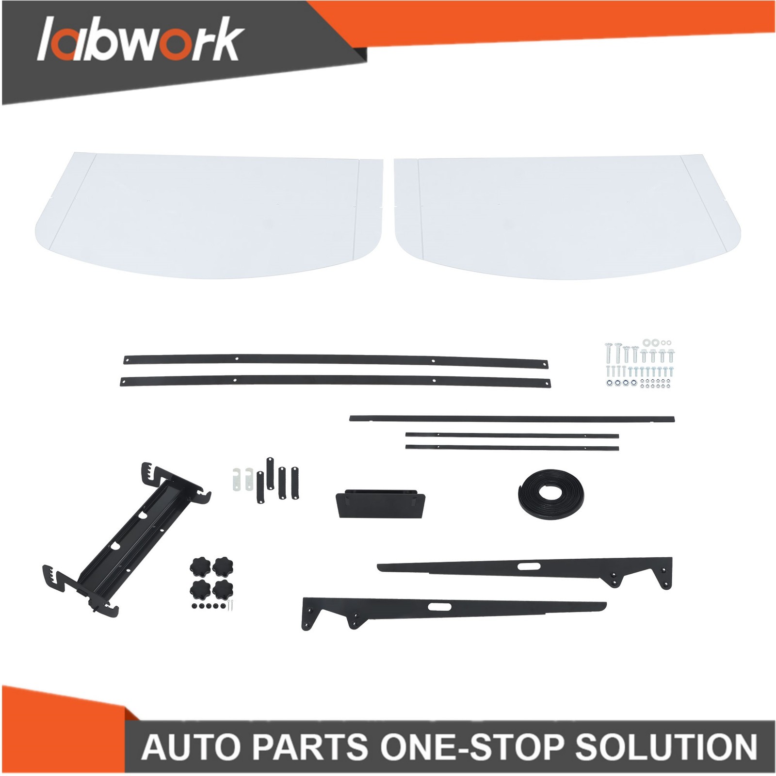 Labwork 52″ X 52″ For ROPS Snow Shield White Canopy Tractor 2″ x 2″ or 2″ x 3″