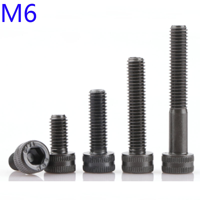 M6 – 1.0 Black 14.9 Grade Alloy Steel Allen Hex Socket Cap Head Screws DIN 912