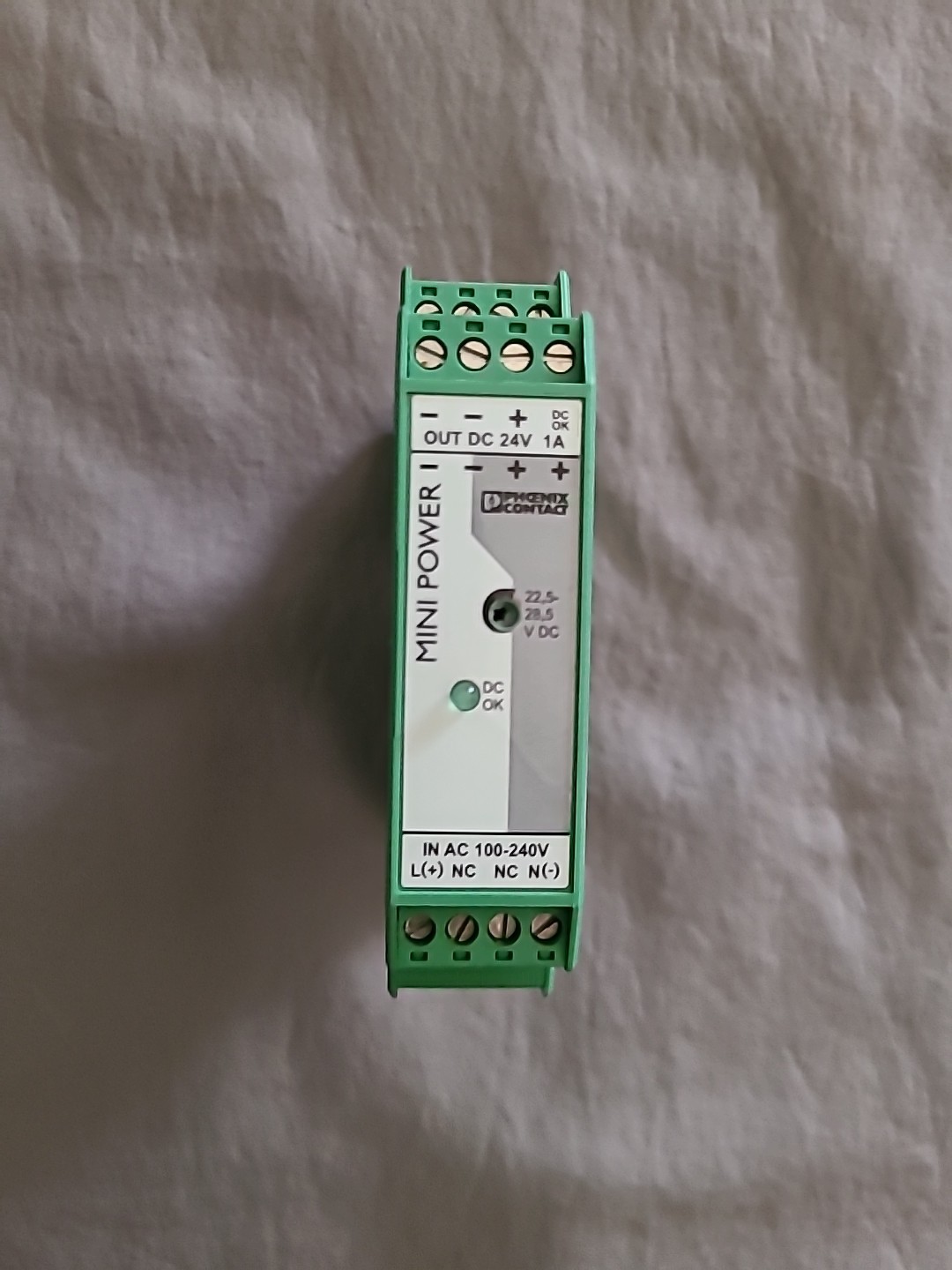 Phoenix Contact Mini-PS-100-240AC/24DC/1 24VDC Mini-Power Supply Pullout