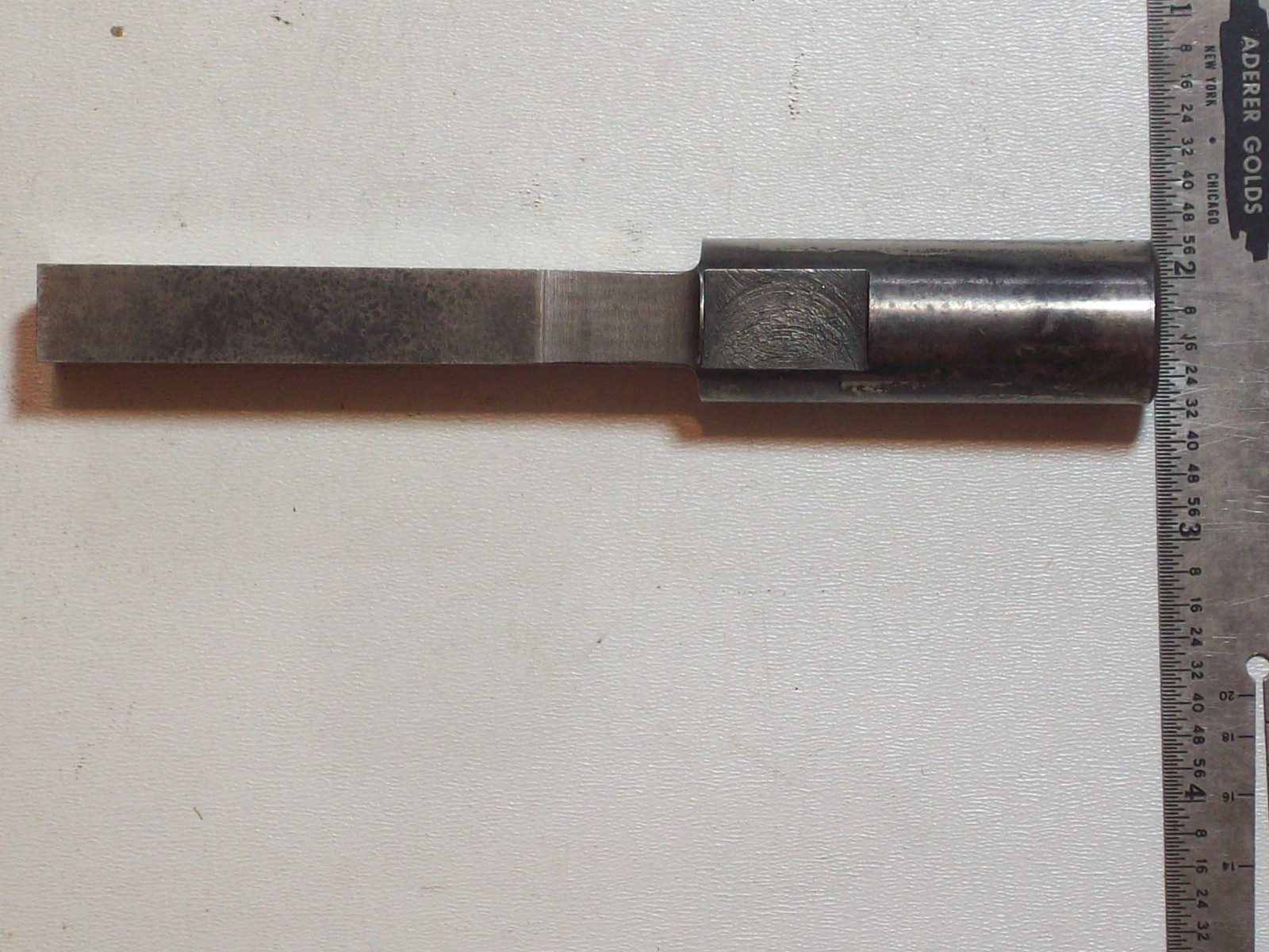 Tool BROACH SHAPING PLUNGE NIBBLING 0.500 INCH SLOT 0.371 WIDE 3/8 2 3/8 DEEP