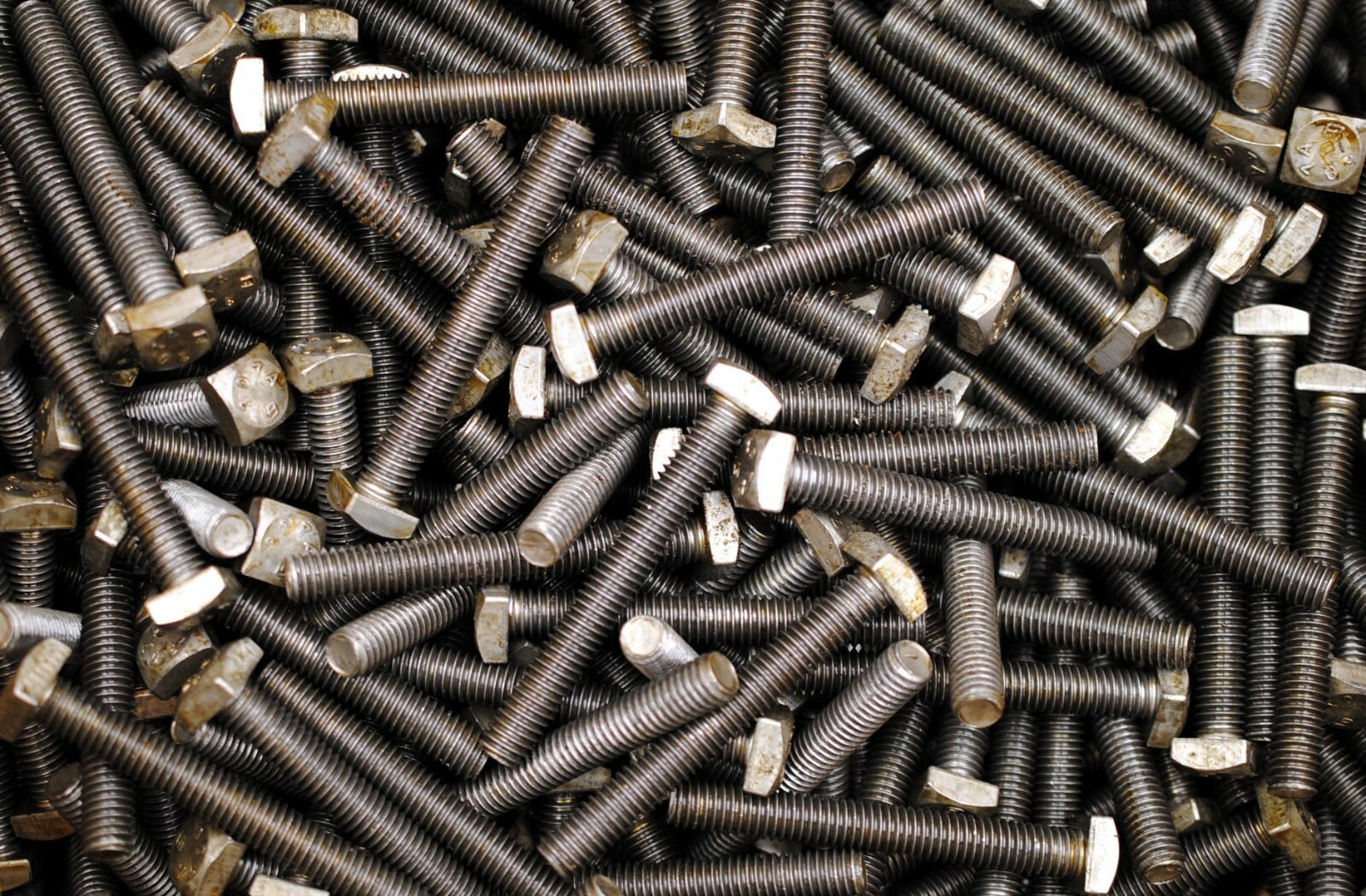 (60) Square Head 3/8-16 x 3 Full Thread Tap Bolts A307 Unplated Plain Finish