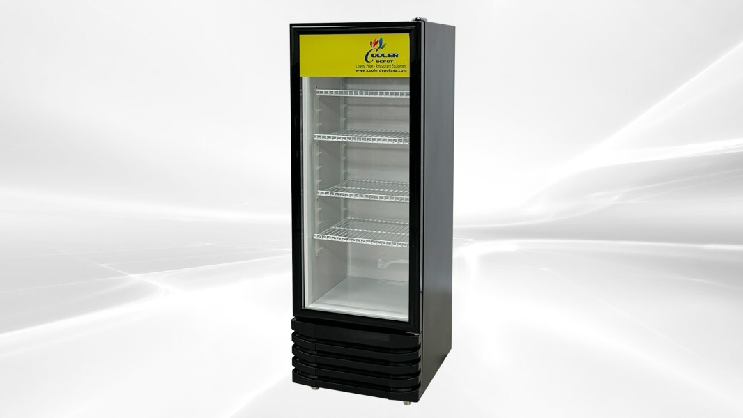 NEW Glass Door Merchandiser Refrigerator Cooler Beverage NSF 19″ x 20″ x 57″