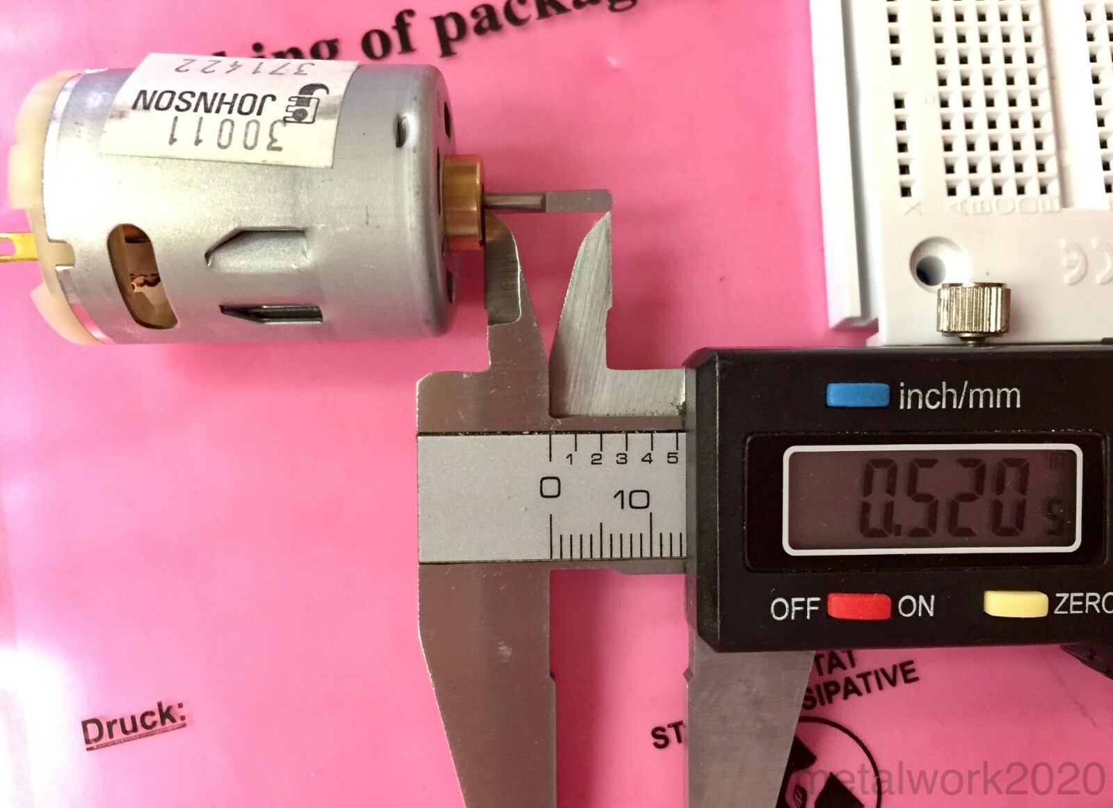 Johnson Electric DC Motor, 9000rpm, 18000rpm, 6-24VDC, 6V, 9V, 12V, 24V