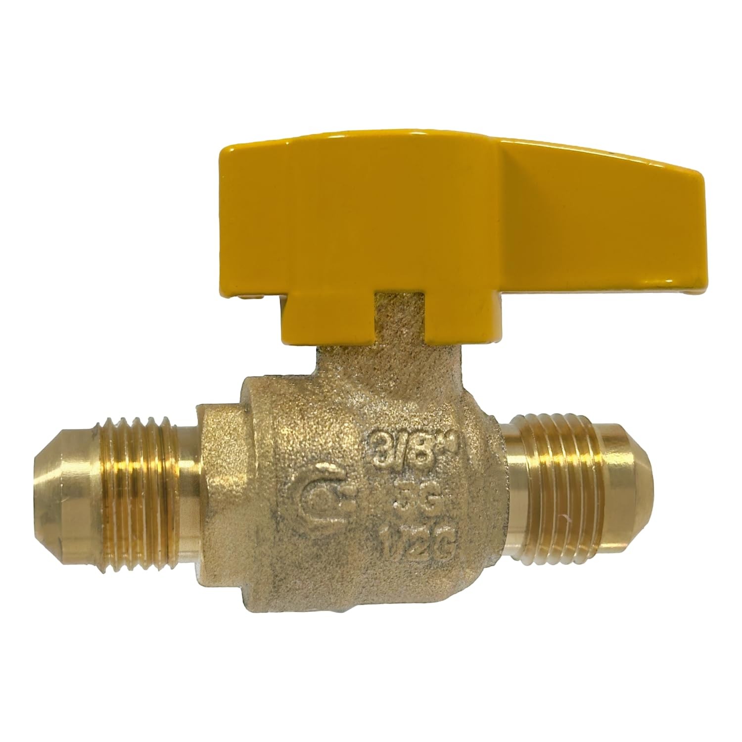 1 Piece 3/8″ Flare X 3/8″ Flare Gas Valve 1/4″ Turn Propane And Natur