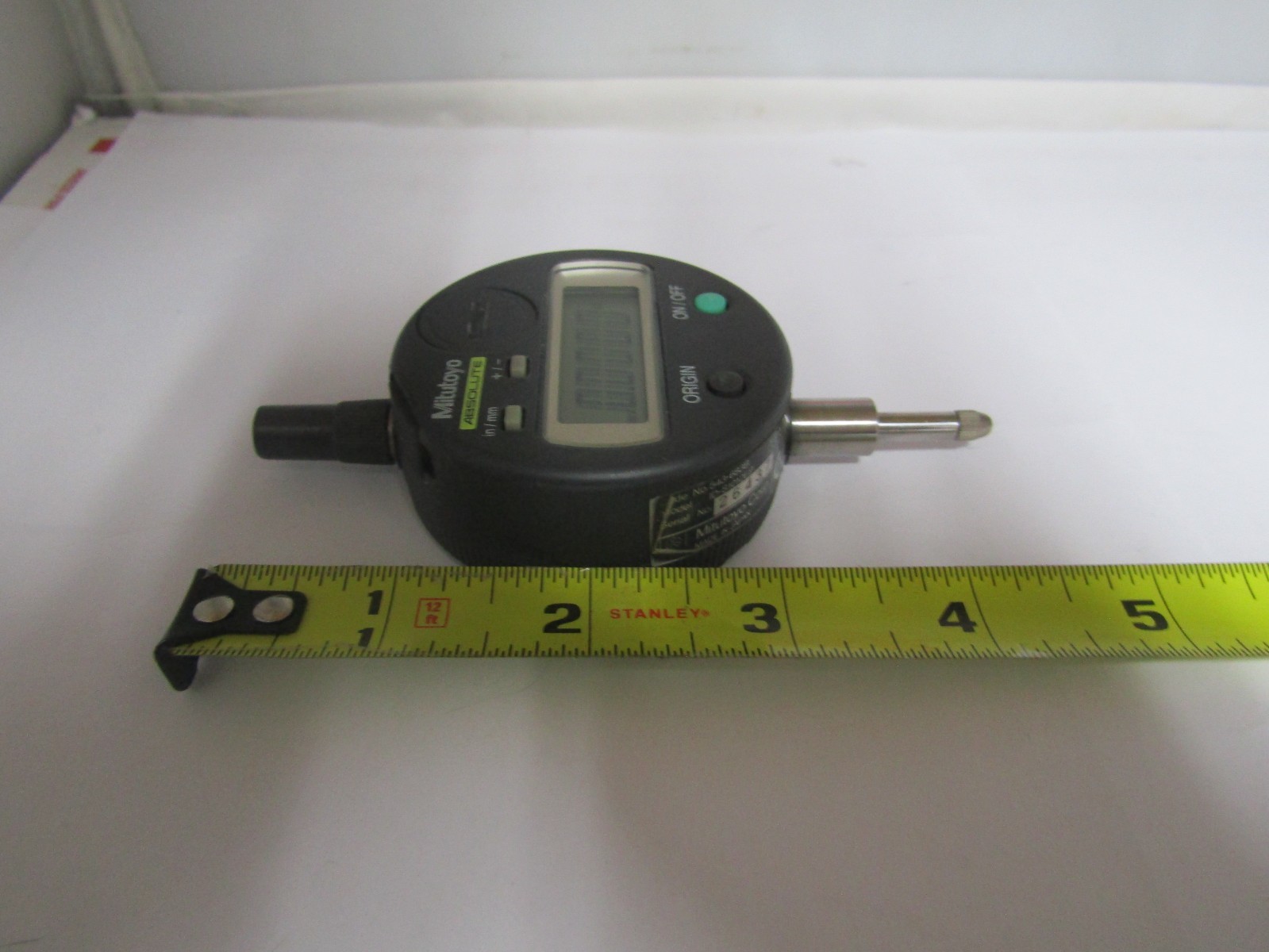 MITUTOYO 543-683B, Model ID-S1012EB Digital indicator Absolute, .500Travel .0005
