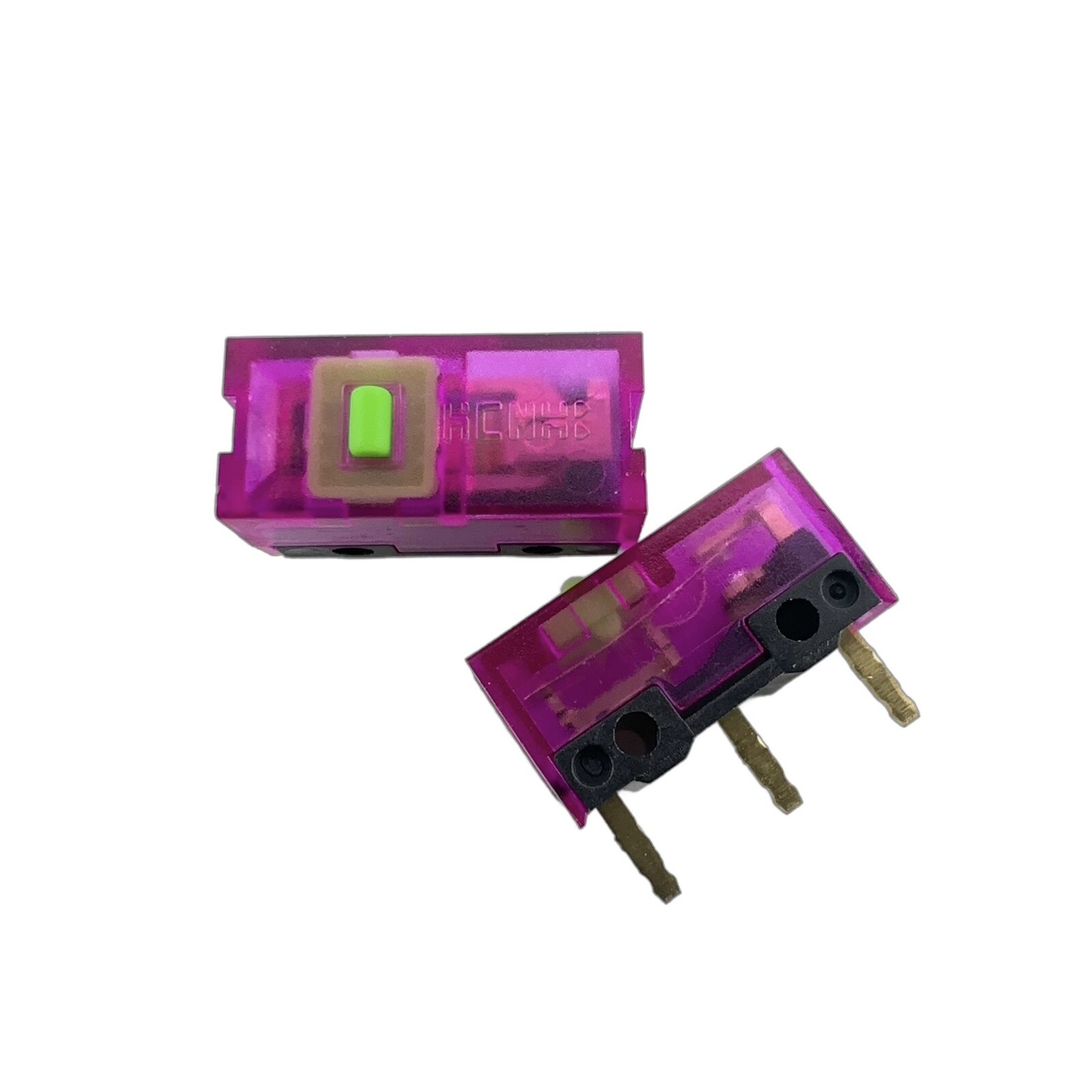 Kailong Transparent Purple Green Mouse Micro Switch 150 Million Clicks (2 PCs)