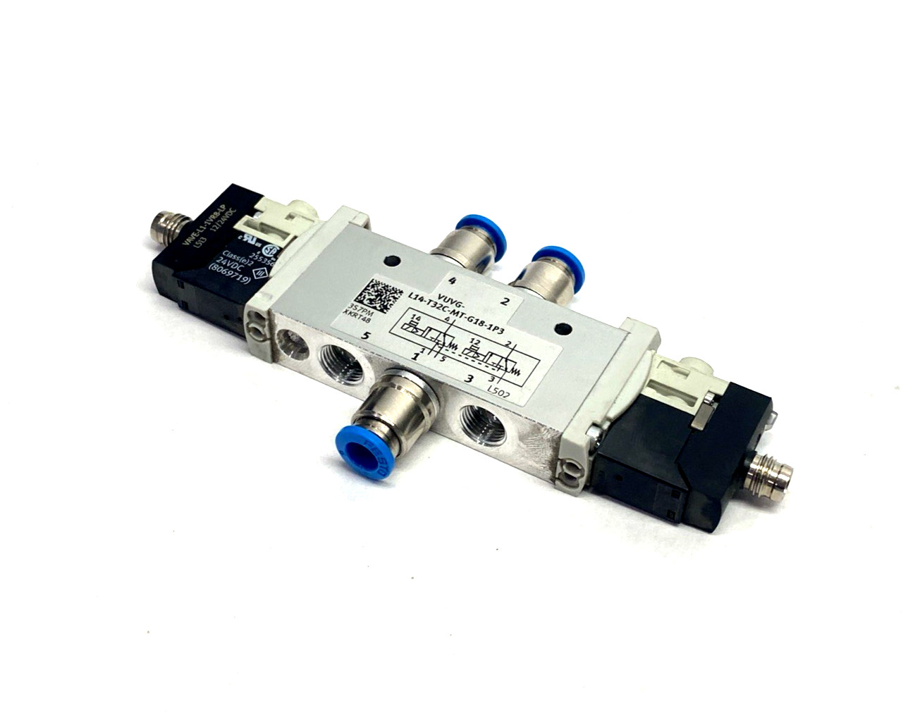 Festo VUVG-L14-T32C-MT-G18-1P3 Air Solenoid Valve 2×3/2, VAVE-L1-1VR8-LP 574368