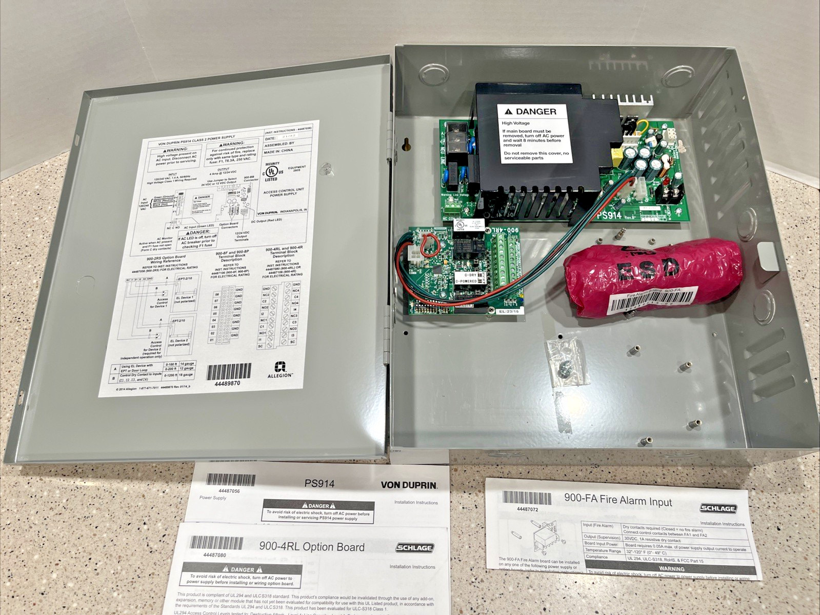 VON DUPRIN PS914 Power Supply with 900-4RL, 900-FA , PS914-900-RL *NEW*