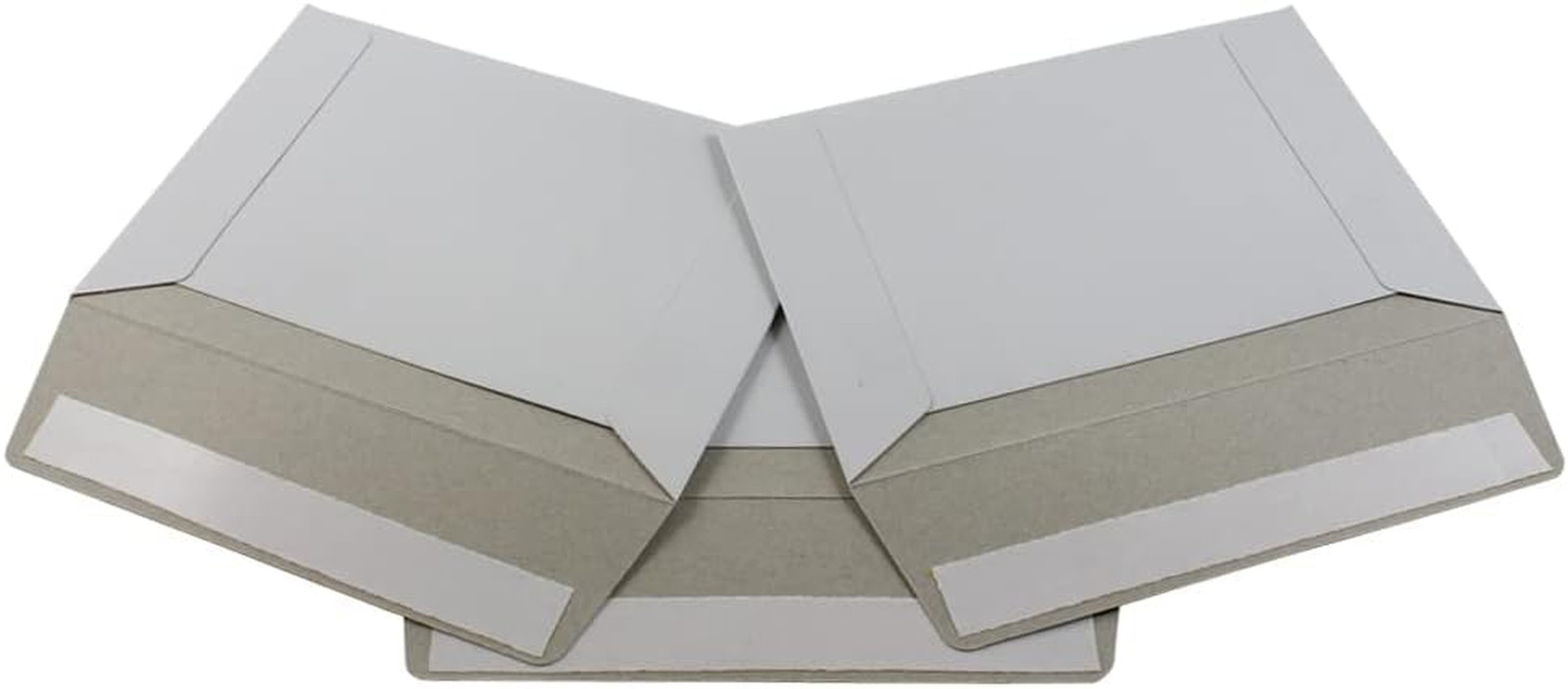 30 6.5 X 4.5 Rigid Photo Mailers Stay Flats White Cardboard Self Seal