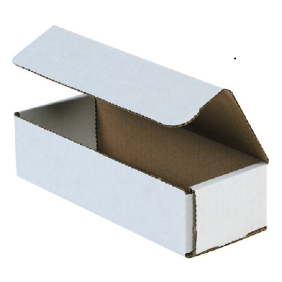 8x3x2 White Corrugated Mailer Boxes Shipping Packing Boxes 50-1000