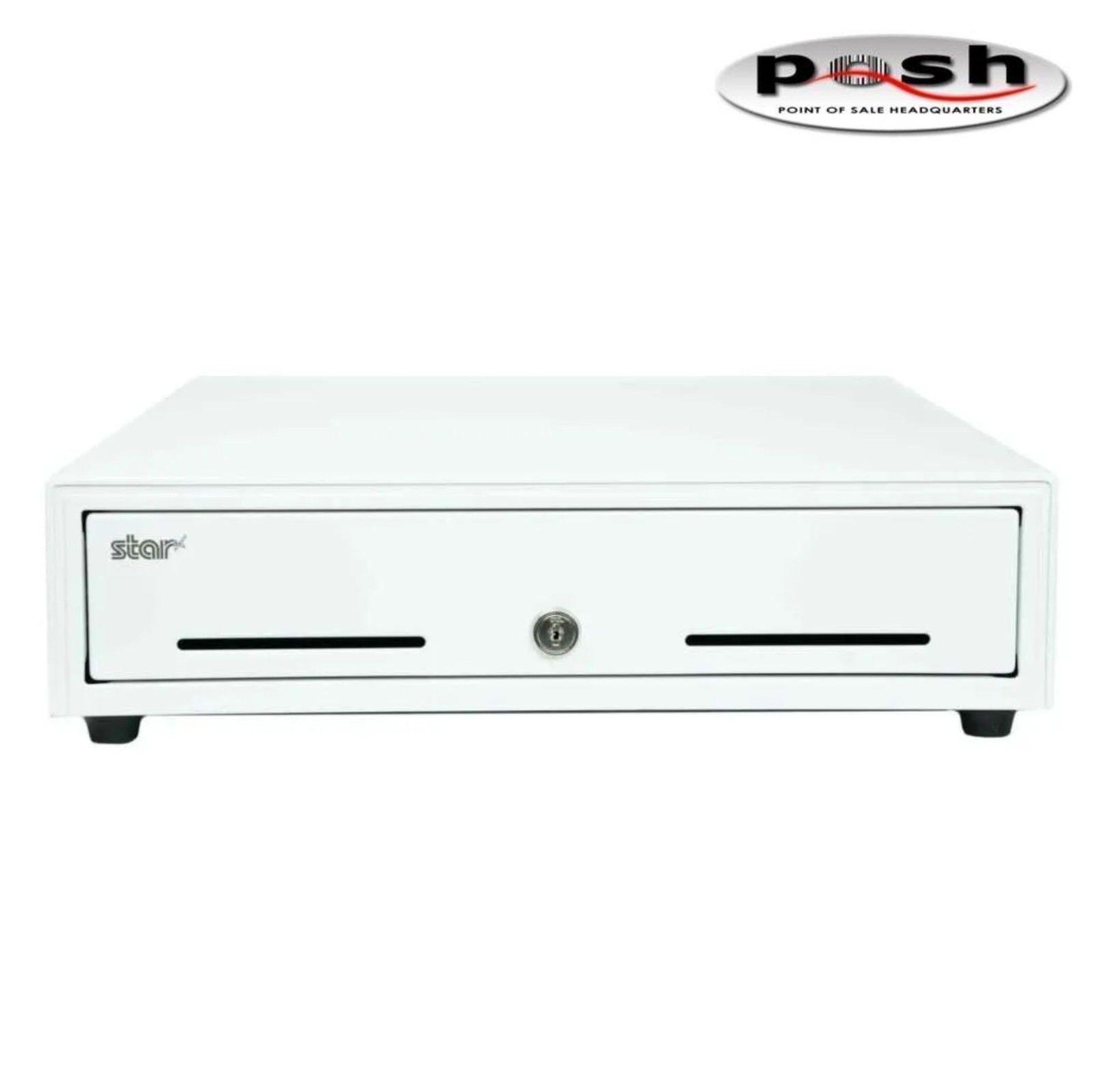 NEW Star Micronics 37968050 Cash Drawer White 16×16 5 Bill 8 Coin POS