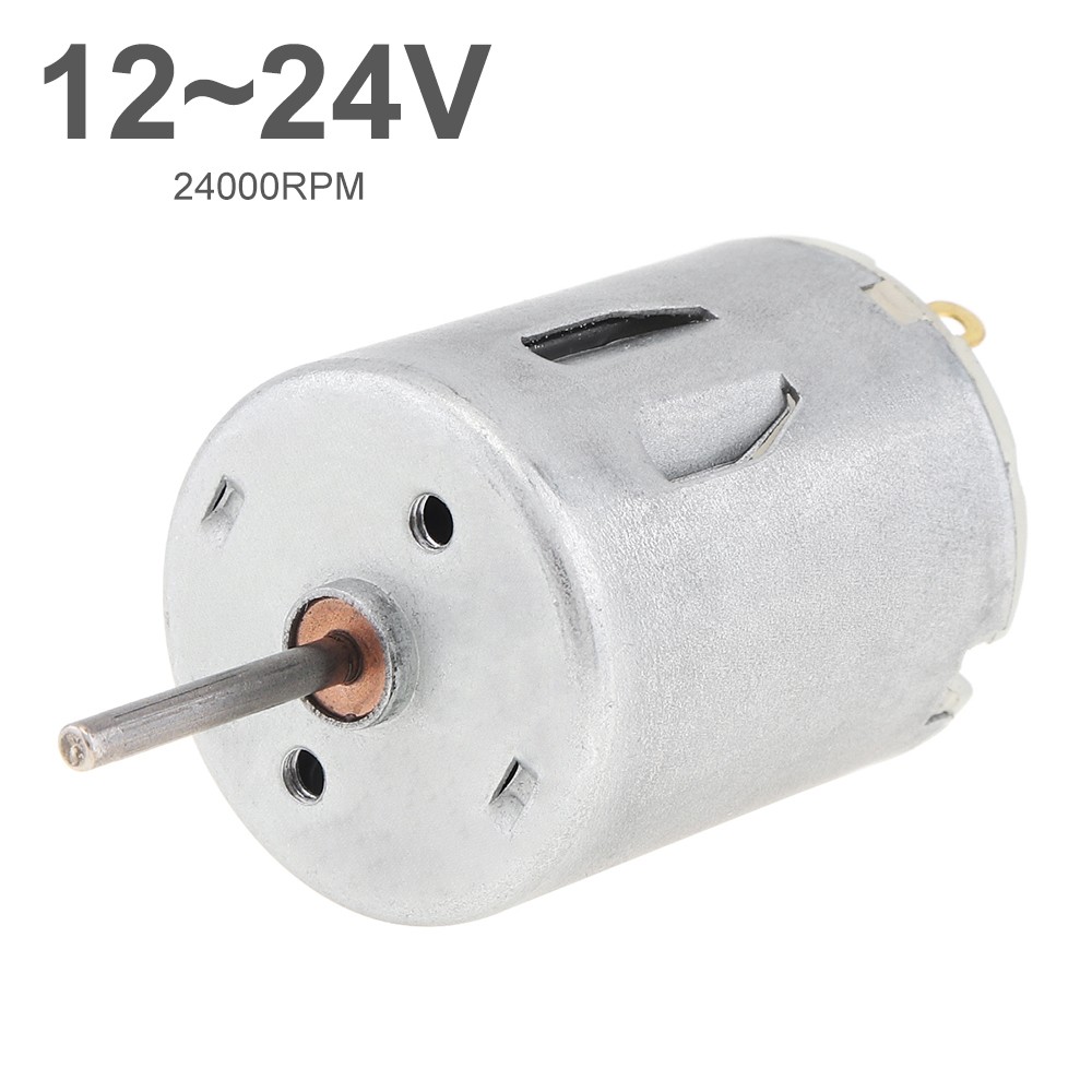 Mini R280 DC Motor 12-24V 24000RPM High Speed Micro Motor for DIY Toys US