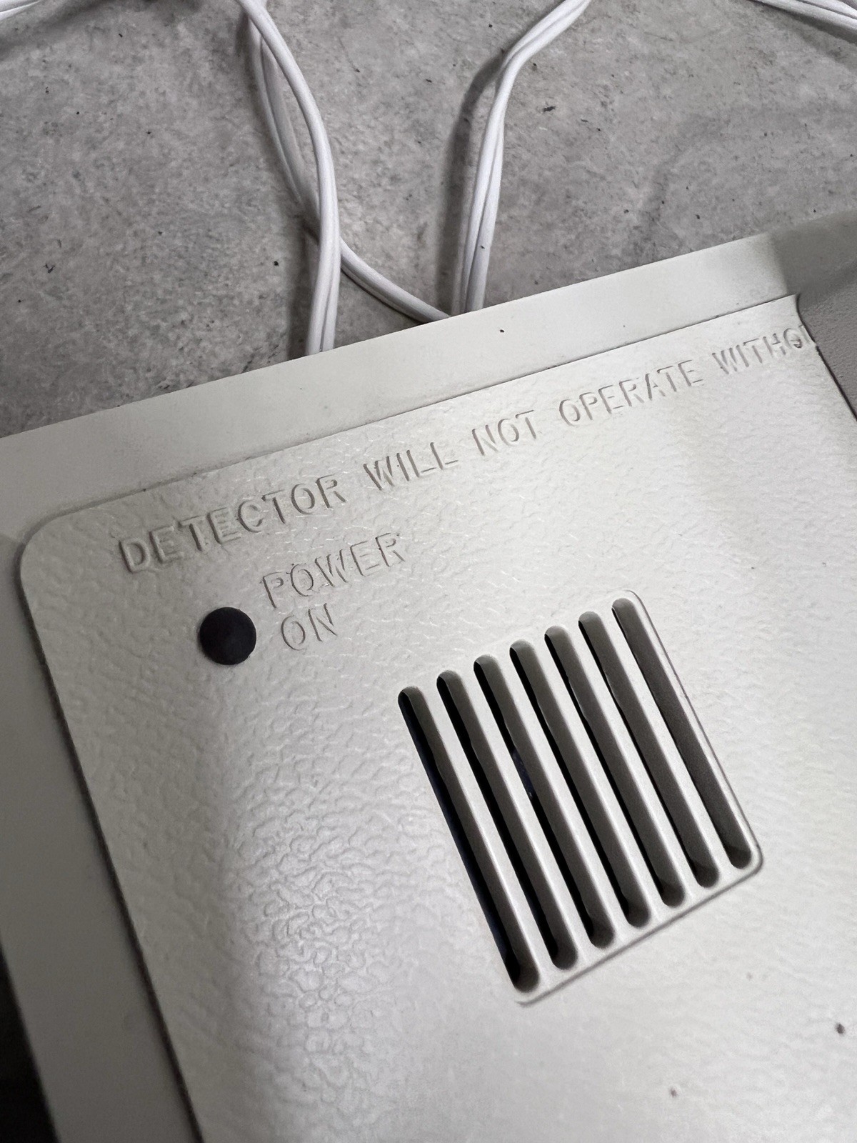 Vintage Gentex 710LS Smoke Alarm Photoelectric AC Plug-In