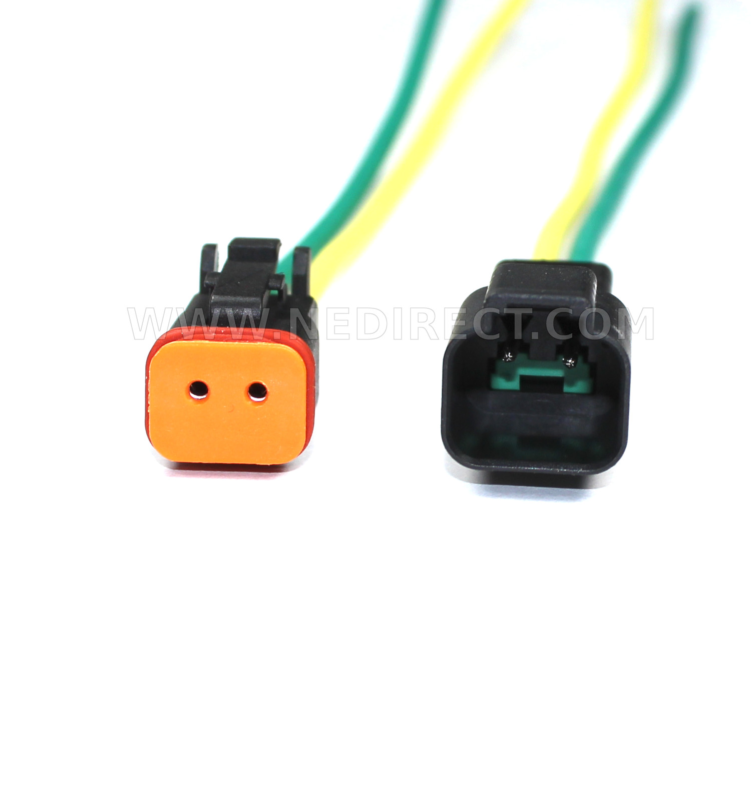 Black Assembled Deutsch DT 2,3,4,6,8,12 Pin,12, 14 and 16 AWG connector