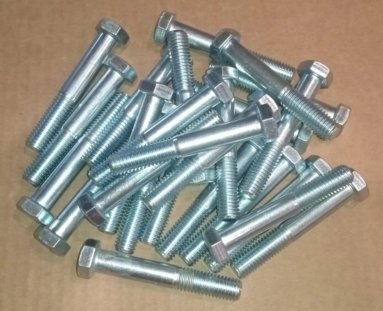 1/2″-13 X 3″ Zinc Plated Grade 2 Hex Head Bolts / Cap Screws Quantity of 25 Bulk