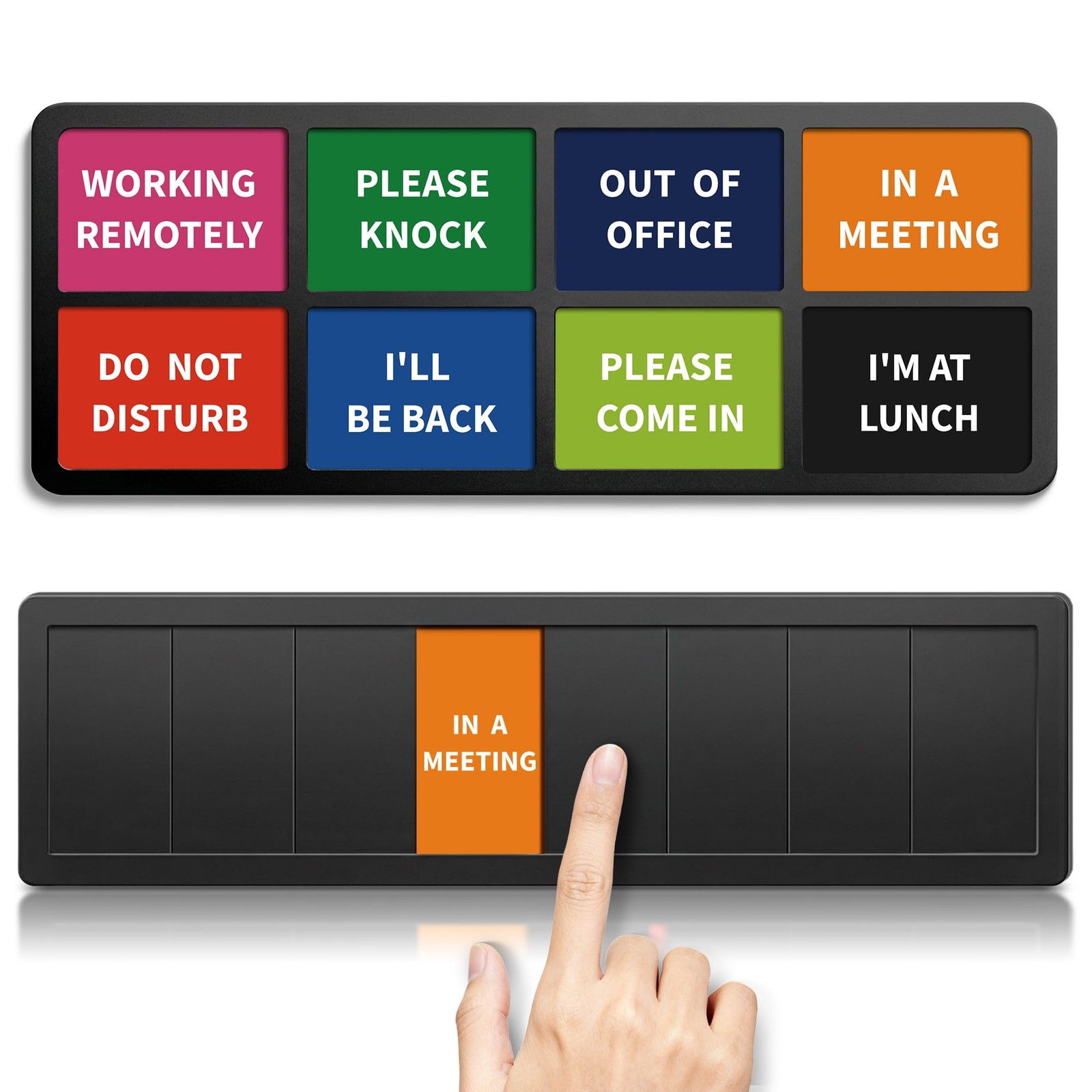 Office Privacy Door Signs 8 Options Do Not Disturb In A Meeting Therapist