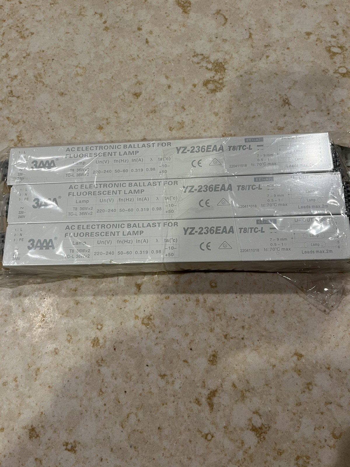 NEW FOR 3AAA Electronic Ballast YZ-236EAA T8/TC-L36W Fluorescent Lamp 2X36W