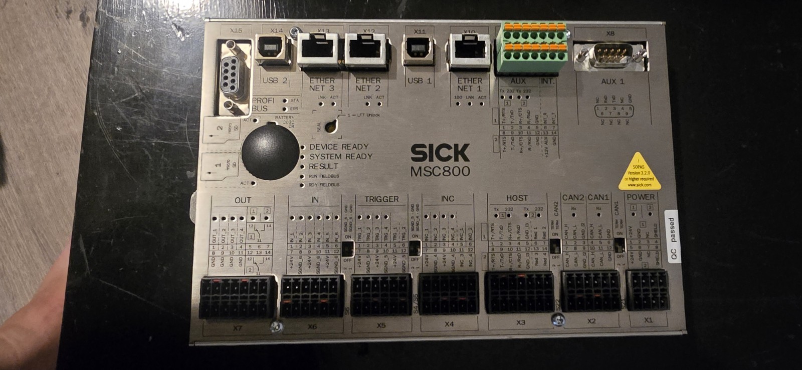 SICK MSC800 MSC800-0000 Automation Controller DC24V Made in Germany July 2019