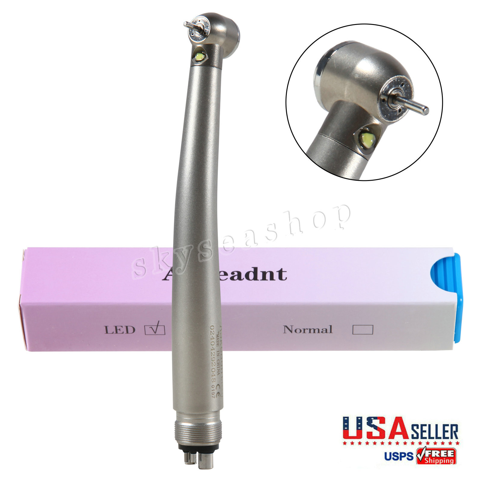 Estilo NSK Dental 4/2 Agujero Alta y Baja Velocidad / Kit Pieza de Mano Turbina
