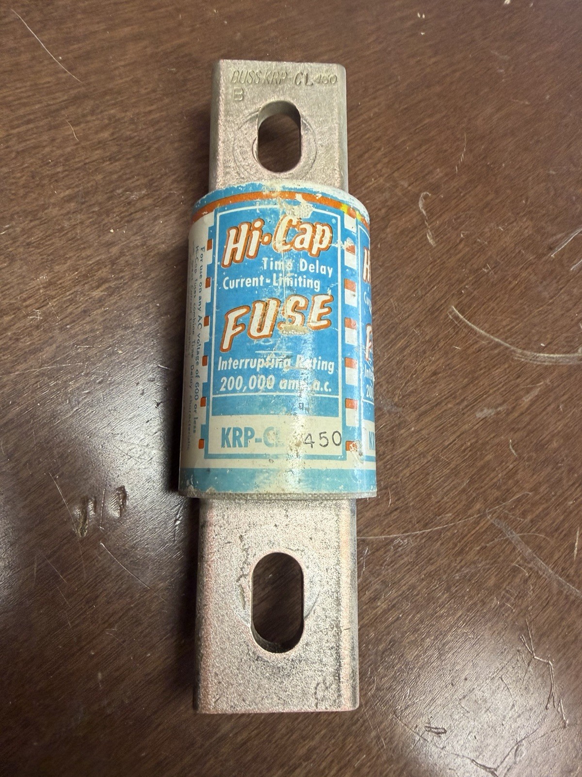 Bussmann Hi-Cap KRP-CL-450 450A Time-Delay Current-Limiting HRC Fuse