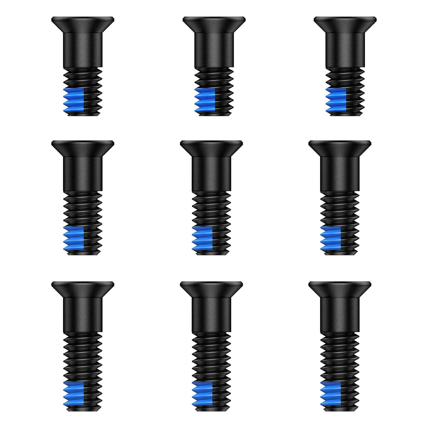 9Pcs Red Dot Screw Kit M4 Screws Diameter 6mm Includes 9.8mm/11.3mm/12.8mm fo…