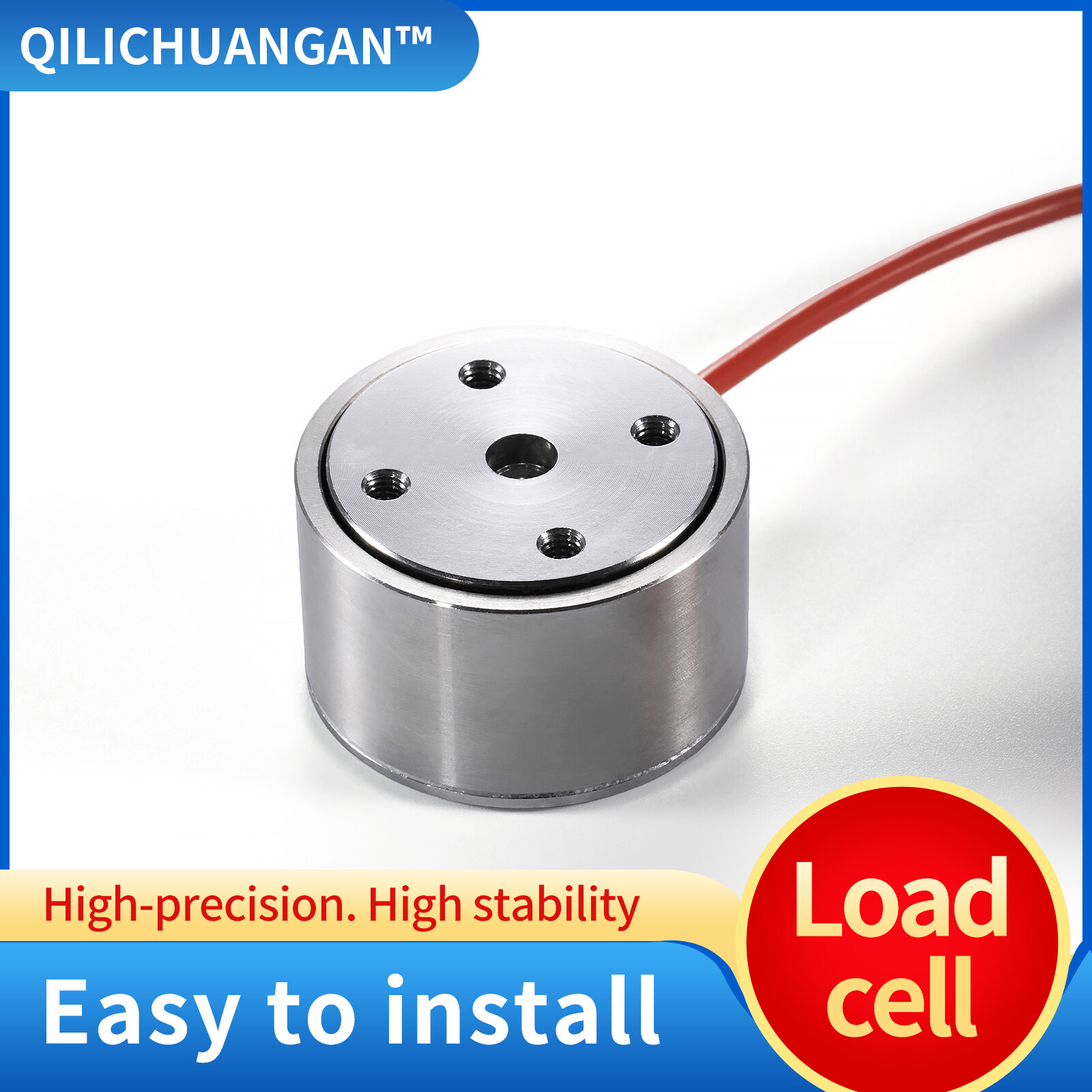 Load Cell Sensors Micro Bellows Type Scale Weigh Force Diameter 25mm Φ41.2mm