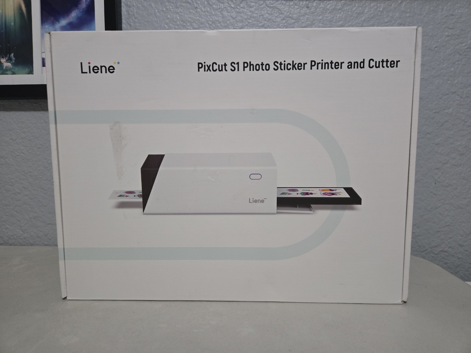 Liene PixCut S1 Color Sticker Printer & Cutting Machine AllinOne Sticker Mak…