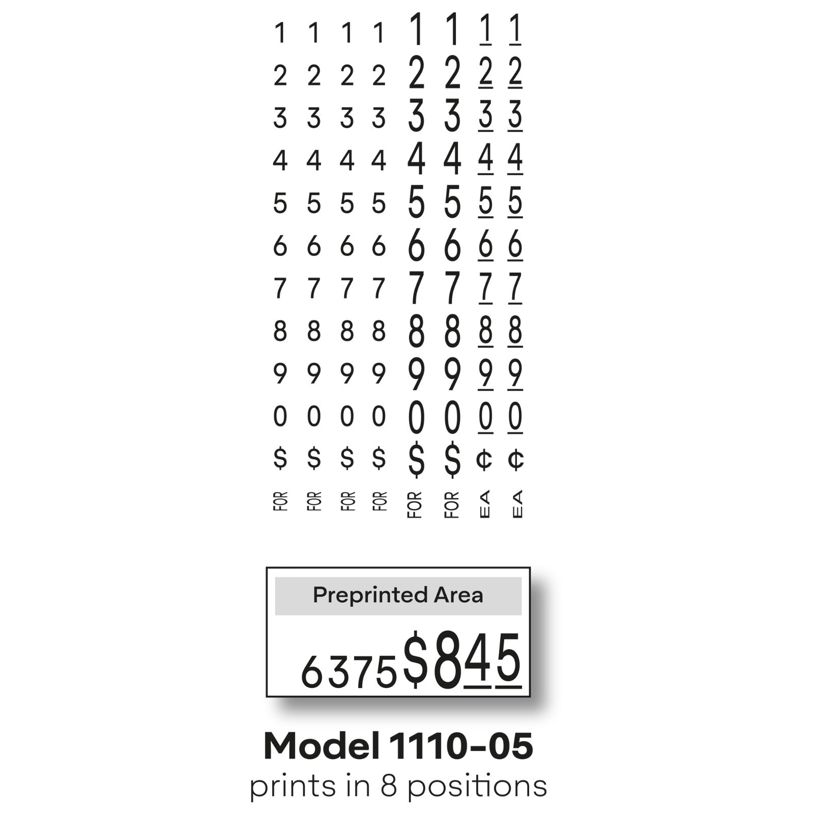 Genuine Monarch 1110-05 Price Gun/Labeler – Authorized Dealer (1110-05)