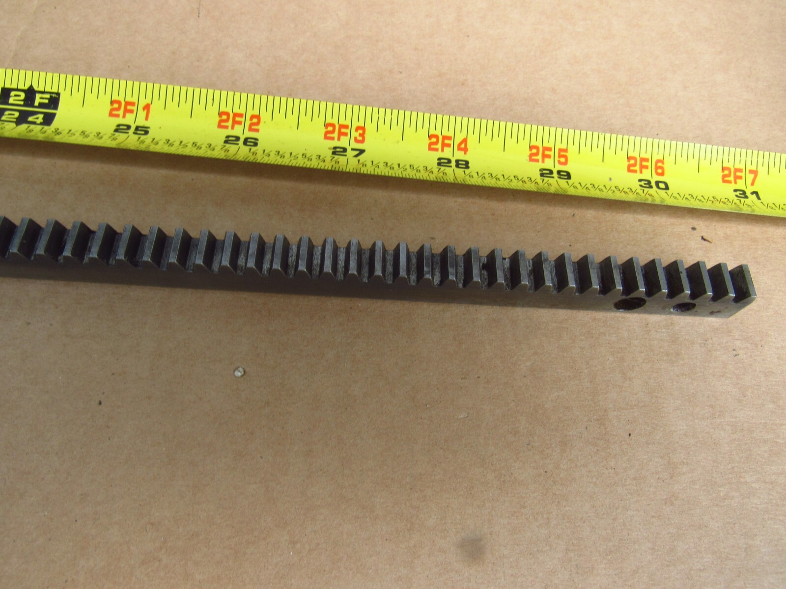 ATLAS CRAFTSMAN 10 12” LATHE RACK FOR 42” BED 30-1/2” LONG WITH SCREWS PINS
