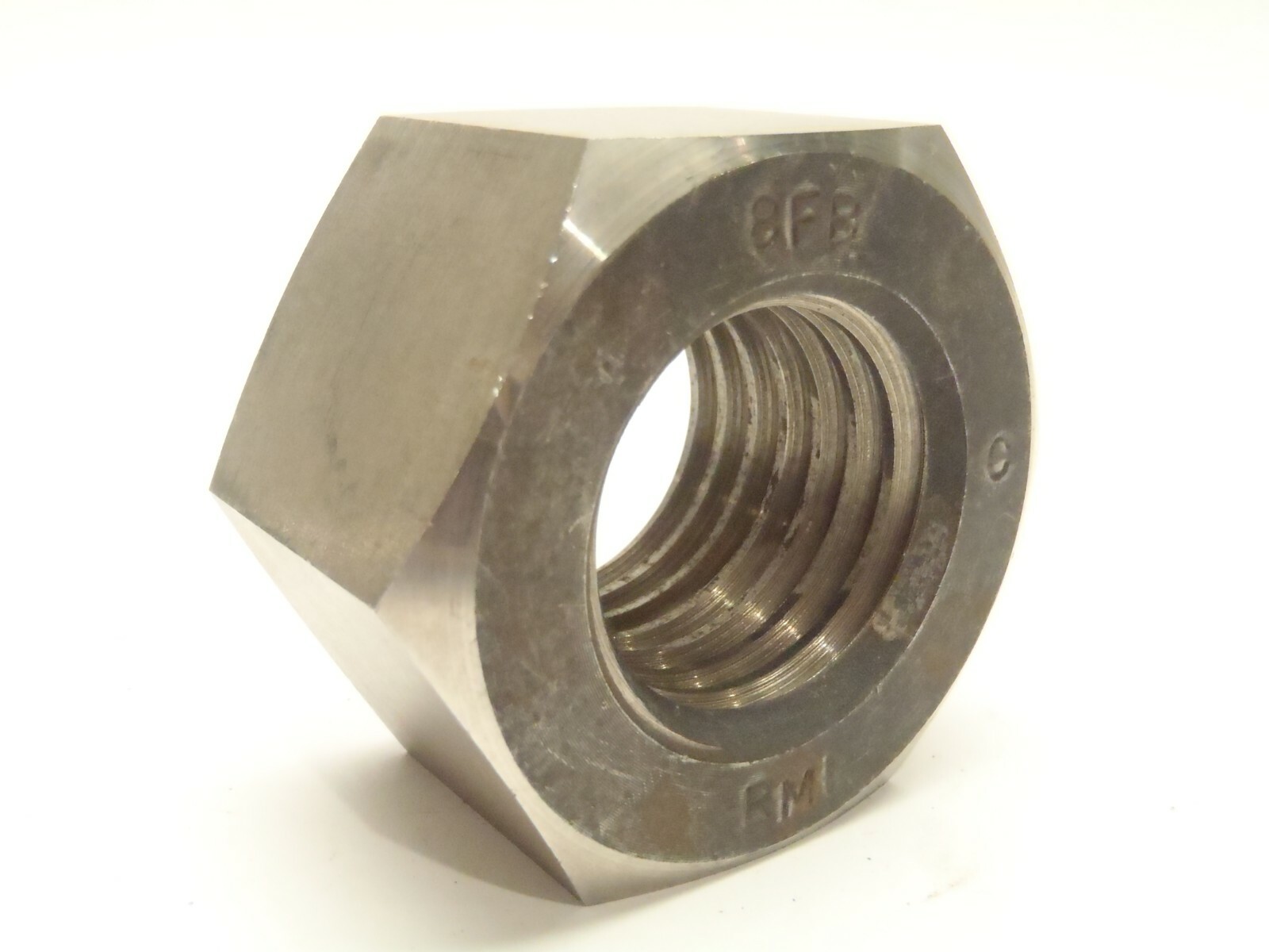 2-3/16″ x 1-3/8″ Inch Stainless Heavy Hex Nut UNC Threads 8FB C RMI
