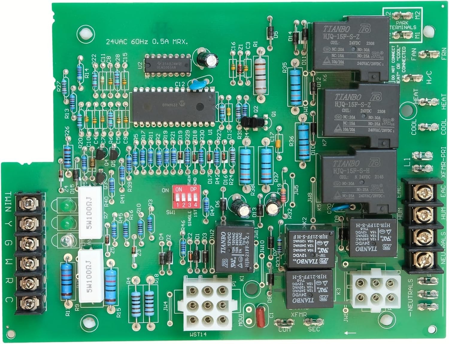 Furnace Control Board for Rheem Ruud R62-24084-82, 62-24084-02, 1012-920A MORE