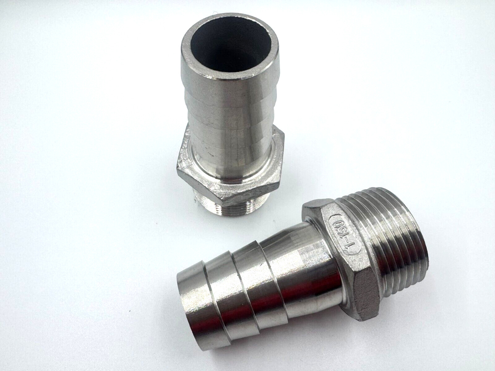 2 PACK 304 STAINLESS STEEL HOSE BARB FITTING 1″ NPT PIPE – 1″ HOSE