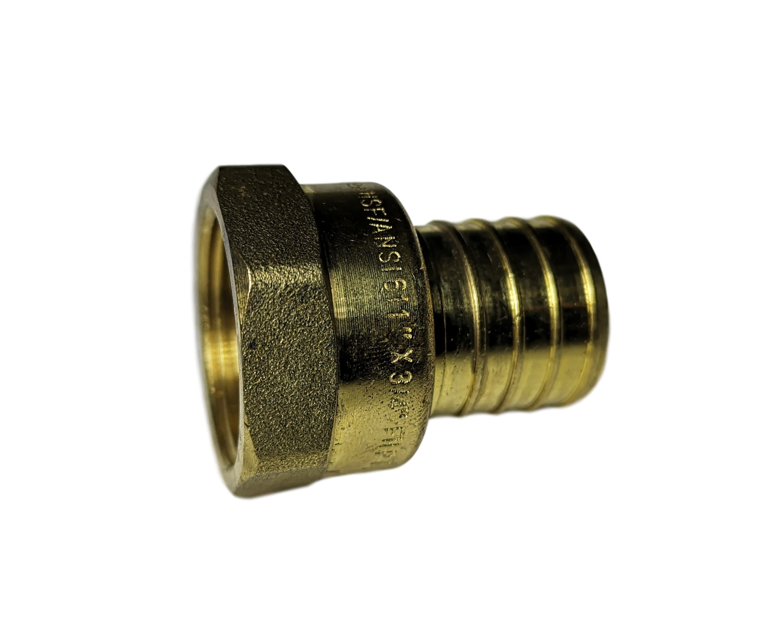 25 PCS. 1″ PEX X 3/4″ FEMALE NPT ADAPTER, LEAD FREE BRASS CRIMP FITTINGS, PEX B