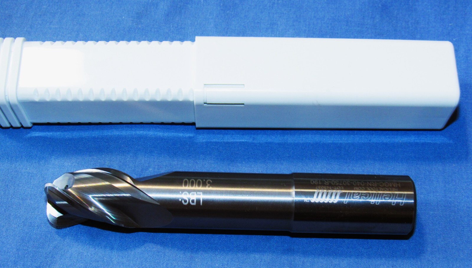 HELICAL Carbide End Mill 3/4 dia. 3 flute 1″ LOC 0.190″cr 3″ Reach 4-1/2 OAL