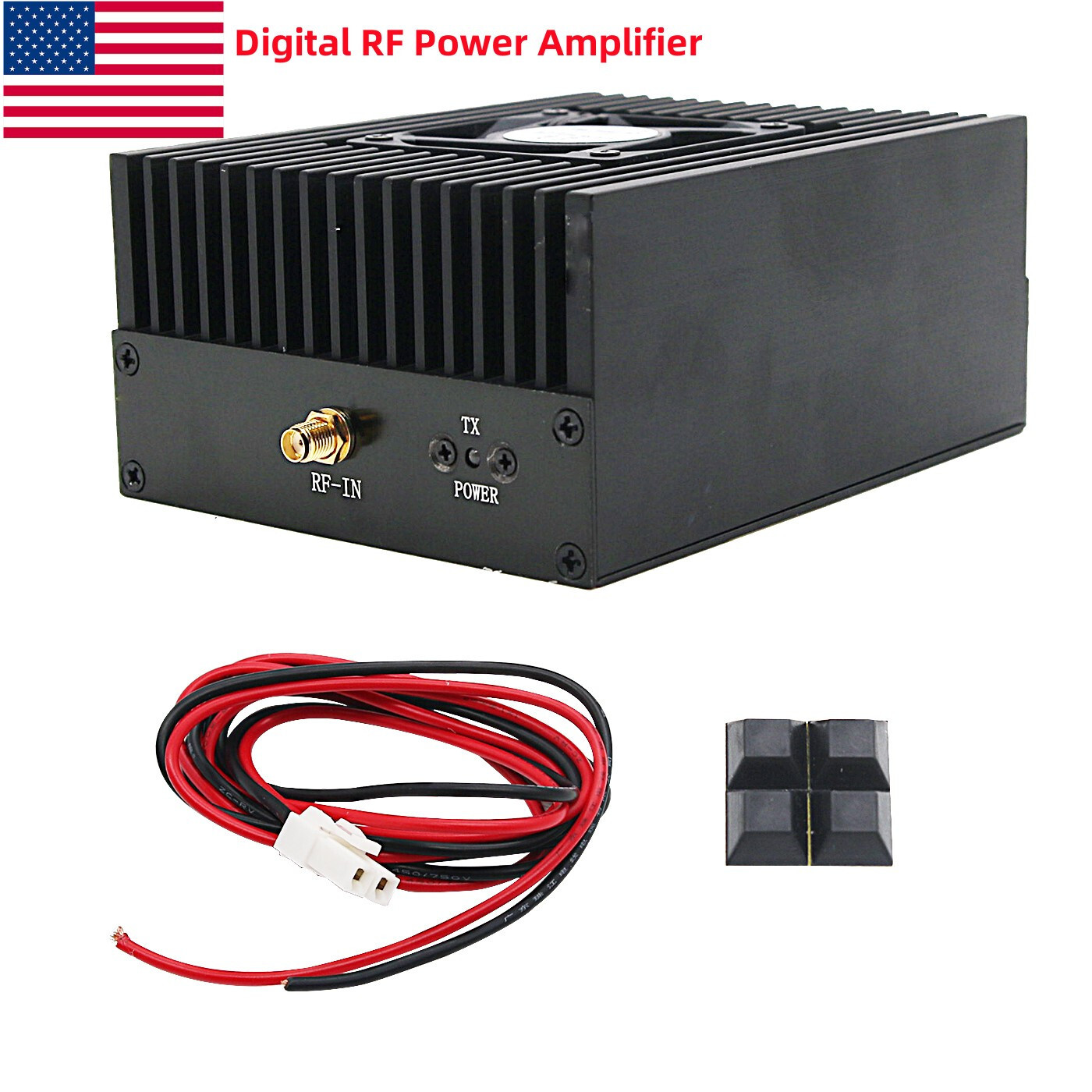 Digital RF Power Amplifier UHF 80W Radio DMR Amplifier FM Power Amp. USA