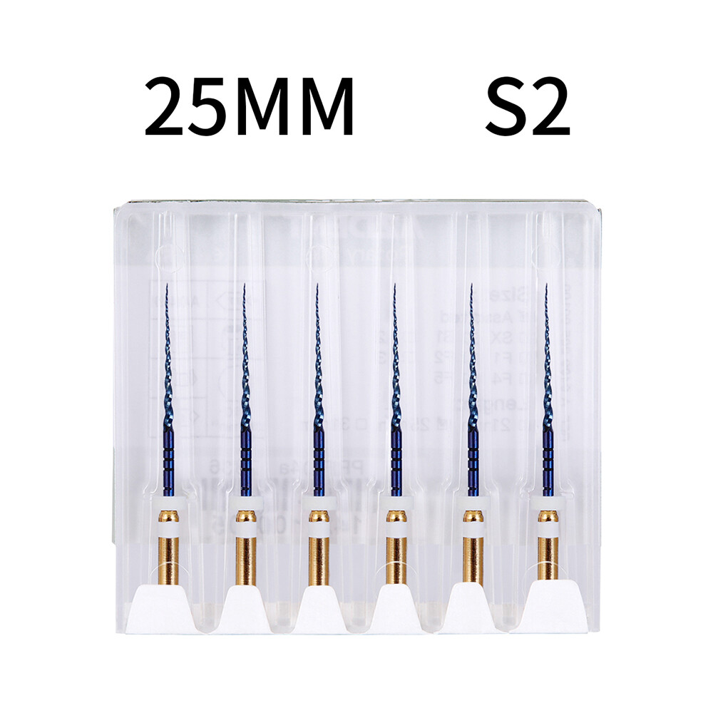 AZDENT Dental Endo Rotary Files Gold Taper NITI Endodontic Files Size#18-#30